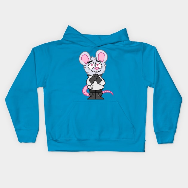 Dr Catnip in love Kids Hoodie by Get A Klu Comics